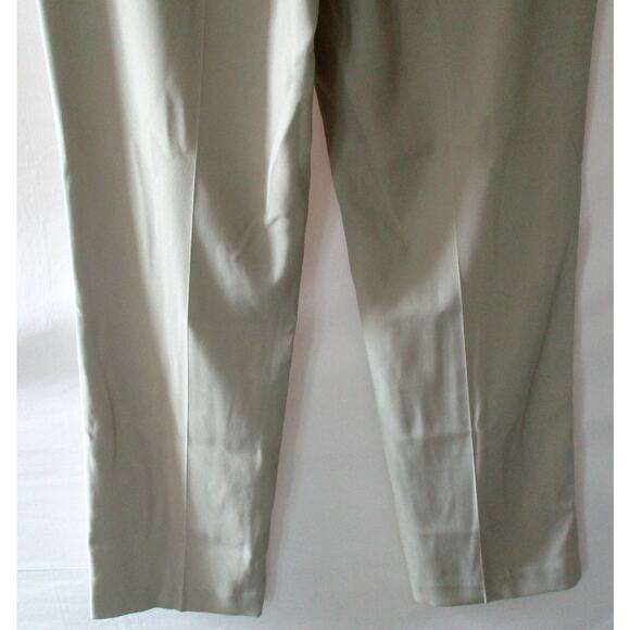 Dress Barn Women's Beige Mid Rise Straight Leg Zip Front Dress Pants Size 8 - Picture 6 of 8